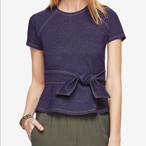 BCBG WAIST TIE TOP
